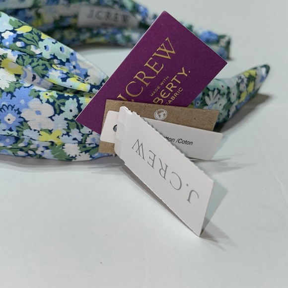 J Crew Green Multi Floral Knot headband in Liberty® print - Picture 6 of 7